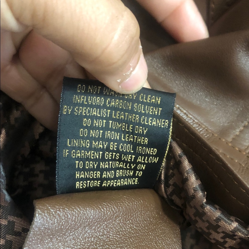 Genuine Leather Brown Jacket - Picture 12 of 14